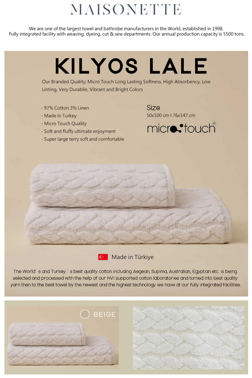 Kilyos Lale Turkish Towel（L） - SWY - Scent With You