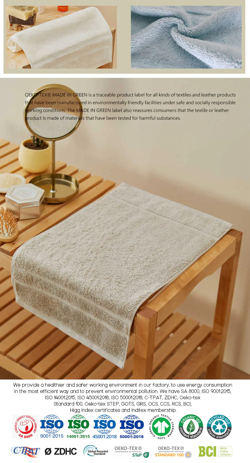 Micro Touch 100% Cotton Turkish Towel（L） - SWY - Scent With You
